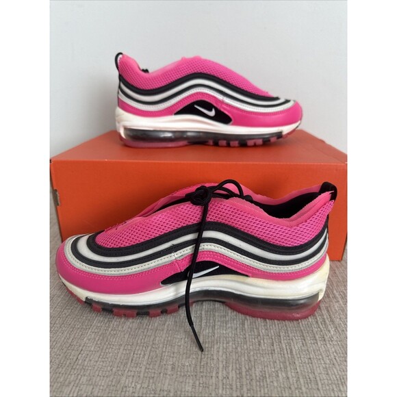 WMNS NIKE AIR MAX 97 LX "SAKURA PACK" PINK BLAST-WHITE-BLACK SZ 7 [CV3411-600] - Picture 6 of 11